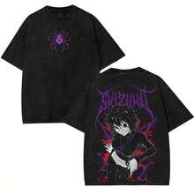 Local Warehouse Items Women's ClothesHunterxHunter X HunterxHunter Shizuku Phantom Troupe Vintage Washed Graphic T-Shirt, Oversized Short Sleeve Crewneck Tee, Men's Women's Casual Streetwear Top, Anime HxH Grunge Aesthetic Spider Symbol T-Shirt, Ropa De Hombre , Graphic Tee, Cotton Graphic Tees, Camisetas Para Hombre, Camisas Para Hombre, Anime Shirt, Anime Shirts, Shirts Graphic, Graphic Shirt, Graphic Shirts, Clothes For Men, Men's T Shirts, Summer Fits, Mens Clothes, Shirts, Summer Clothes, Streetwear, Y2k, Graphic Tee, Men Gifts, Men's And Women's Double-Sided Printed Casual Street Commuter T-Shirts, Suitable For Fathers And Boyfriends, Are 100% Cotton Heavy T-Shirts, Father's Day Gift, Independence Day Gift, Thanksgiving Gift.Motif Women Clothesy2k Summer Streetwear Clothes - màu đen - Xem 5