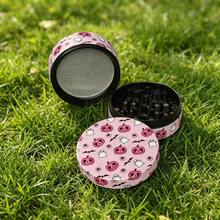 1PC, Girly Halloween Theme Metal Grinder Pink Pumpkin Ghost Design Niche Personalized Portable Shredding Tool Smoking Accessory - View 5