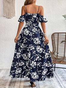 Vestido de moda para mujer - amarillo ganso - Ver 4