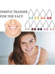 1/2pcs Face Dimple Trainer, Smile Muscle Exercise Device, Helps Improve Cheek And Smile Appearance - Multicolor - View 7