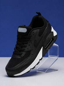 90 Black White Men's Urban Style Gym Streetwear - Black and White - View 1