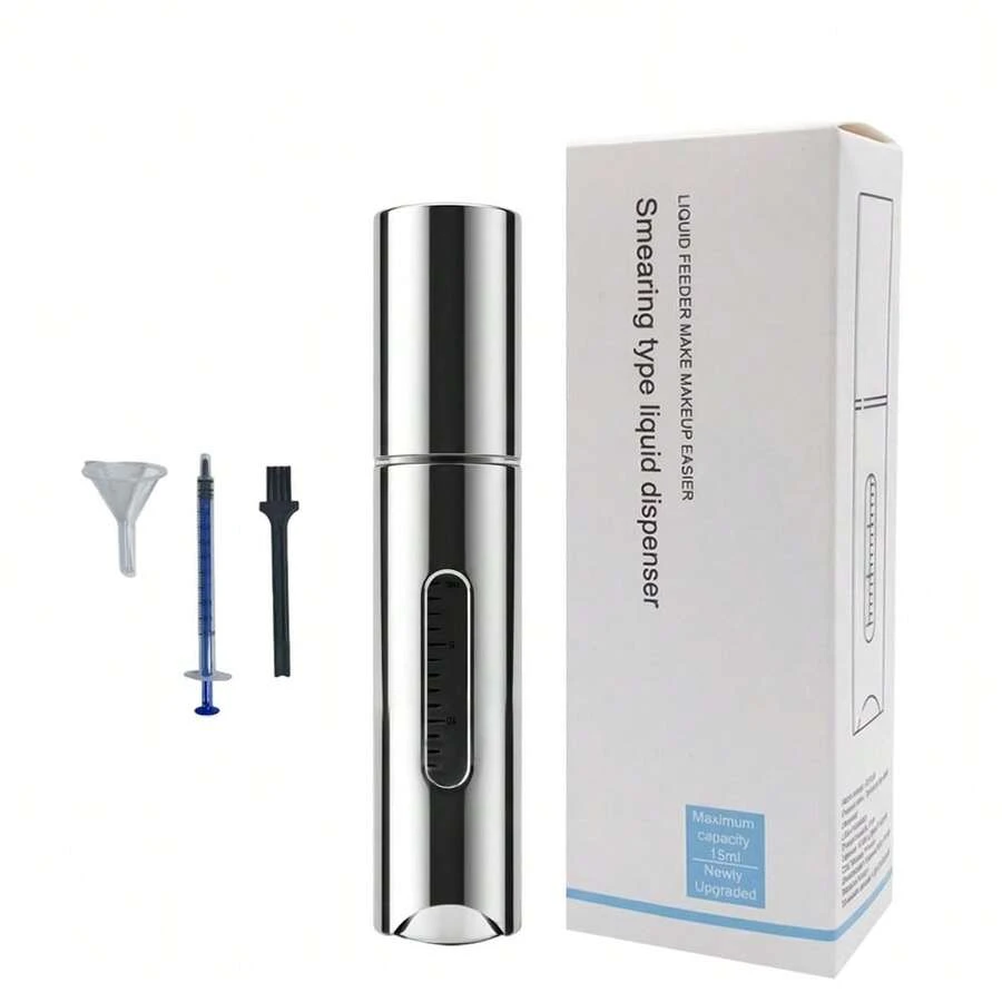 Bộ 4 trong 1, con lăn massage da đầu dung tích lớn 15ml, kiểm soát lượng chất lỏng chính xác, dụng cụ chăm sóc tóc tại nhà, nhỏ gọn và dễ sử dụng, hợp vệ sinh.