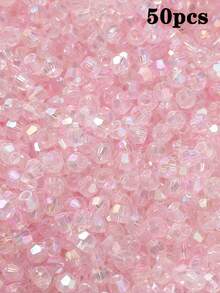 50pcs 3.5*4.5mm Colorful Double-Pointed Rice Beads, Loose Beads For DIY Handmade Bracelet Necklace Jewelry Making - Double-pointed Seed Pearls - View 17