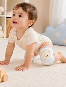 Infant Crawling Knee Pads, Anti-Slip & Padded Knee Guards For Baby Boys Girls, Breathable Knee Protectors For Floor Crawling & Walking, Cute Sheep Design, 1 Pair - Multicolor - View 5