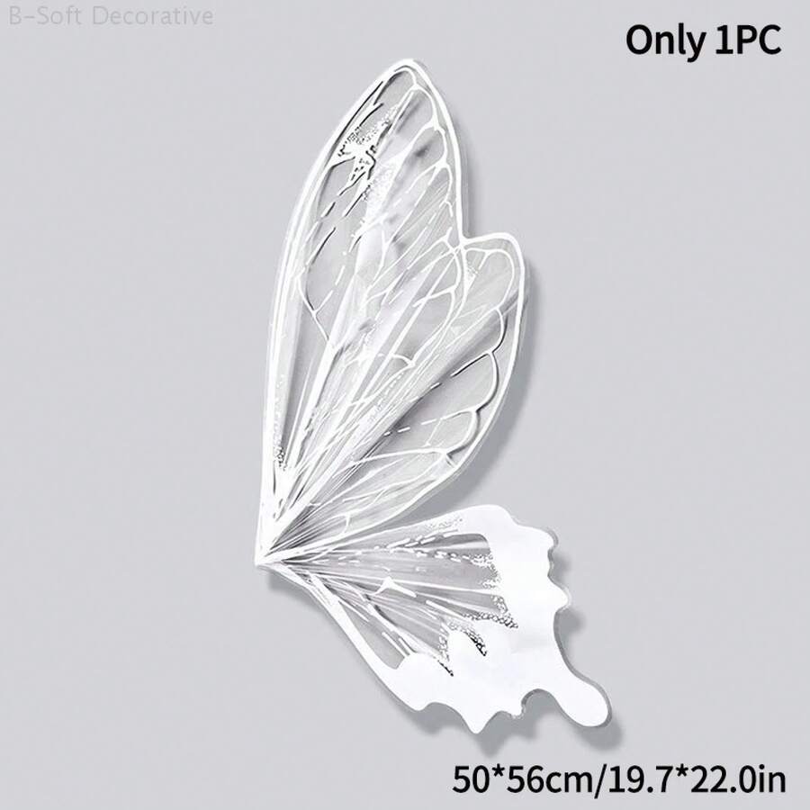 Gift Wrap With Butterfly And Flower Design, Style, Creative, For Wrapping Bouquets, Packaging Material For Birthday And Wedding Gifts. - Butterfly G - View 1