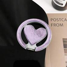 1PC Giá đỡ điện thoại gấp gọn hình trái tim vỏ sò hít nam châm MagSafe dán lưng cá nhân hóa siêu mỏng, phụ kiện chống đỡ để bàn xem phim thoải mái - Nhiều màu - Xem 5
