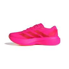 Adidas 新款 Adizero EVO SL WOVEN M 男士低帮透气运动半程马拉松跑鞋 - 玫紅色 - 查看 5