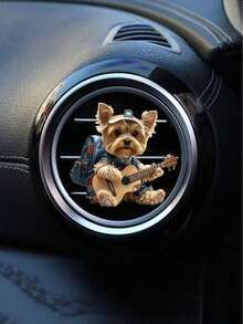 1/2 pièces Clip décoratif mignon de chiot pour aérateur de voiture, désodorisant de voiture, climatisation. Décoration plate en acrylique 2D en forme de chiot. - Chiot personnalisé - Voir 12