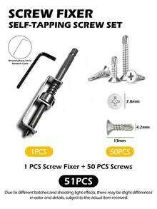 1/3Pcs 1/4" Hex Shank Universal Anti-Drop Spring-Loaded Durable Alloy Steel Screw Holder Bit, Professional Automatic Retraction One-Handed Operation Finger Protection Screwdriver Bit Extension For Electricians Mechanics DIY Home Repair - Multicolor - View 15