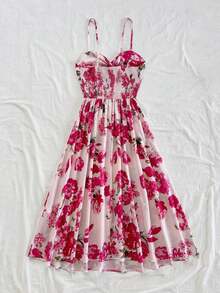 Women Midi Dresses - Multicolor 2 - View 2