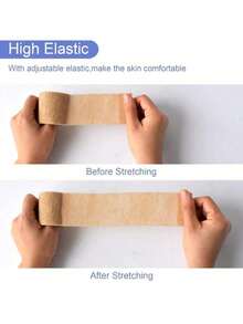 Mixed Color - 6pcs/Pack Self-Adhesive Breathable Bandage Rolls, Elastic Self-Adhesive Tape, Suitable For Stretching, Sports, Wrist, Ankle. - Multicolor - View 2