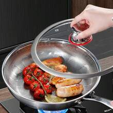 Cute Kitchen Gadgets: Peacock Frying Pan With Glass Lid, Aesthetic Nonstick Skillet For Eggs & Pancakes, Stylish Housewarming Gift For Women, Apartment Cookware - View 2