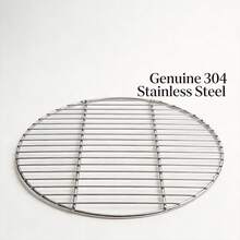 304不鏽鋼烤肉烤網，耐用防鏽烹飪烤格網，通用於各種烤爐與家用烤箱，多用途適用於燒烤、烘焙、烘烤、廚房、戶外露營 - 升級加厚(304不鏽鋼材質) - 查看 1