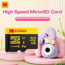 Kodak 16GB C10 U1 Micro SD 卡附適配器，32GB Class10 閃存記憶卡，兼容相機、監控、汽車、智慧型手機、螢幕 - 查看 2