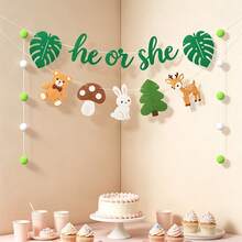 Mom-To-Be Celebration Party Decoration Banner Garland Baby Gender Reveal Backdrop Baby Shower Gift Party Baby Baptism Welcome Baby Party - Multicolor - View 15