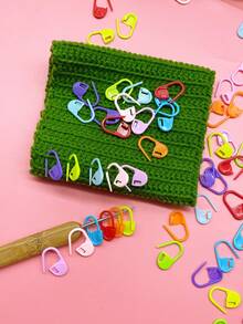 1000pcs Bulk Comma Stitch Markers, Random Multicolor Yarn Clips, Suitable For Knitting, Crochet, Tracking Rows, Stitch Counts, Increasing/Decreasing, Pattern Cycles And Sewing Markers, Large Supply For Home Knitting Enthusiasts And Advanced Crafters - Comma Mark - View 8
