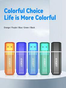 EAGET 5pcs USB 2.0 Flash Drive Multi-Color Portable U Disk Plug And Play External Storage For Laptop Desktop Tablet Office Home File Backup - View 4