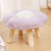Flower Roller Stool, Quiet Swivel Casters, Portable Home Footrest Stool, Rotating Colorful Soft Cushion Stool For Living Room - Multicolor - View 17