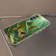 Se envía en 24 horas desde México, funda para teléfono unisex, elegante y creativa, con claridad de alta definición, excelente efecto anti-caídas, a prueba de golpes y anti-huellas, duradera y compatible con varias marcas de teléfonos, incluyendo  17, 17 Pro, 17 Pro Max, 17 Air, 16, 16 Pro, 16 Plus, 15, 15 Pro Max, 15 Pro, 15 Plus, 14 Pro, 14 Plus, 14 ProMax, 13, 13 Pro Max, 12 Pro, 12 Pro Max, 11 Pro, 11 Pro Max, XR, X, XS, XS Max,  S21, S22, S23, S24, S25, S26, Fe, Plus, Ultra y serie A. Es el regalo de cumpleaños perfecto para un novio, novia, esposo, esposa, amigo o para usted mismo. Novedosa y a la moda, adecuada tanto para Funda para Teléfono - Funda Transparente Anticaída con Diseño de Pez Feroz Submarino, Compatible con  Galaxy A03S A04 A05S A06 A07 A13 A14 A15 A16 5G A17 A22 A23 A24 A25 A26 A32 A34 A35 A36 A37 A52 A53 A54 A55 A56 A57 S21 Ultra S22 Plus S23+ S24 FE S25 S26 - transparente - Ver 5