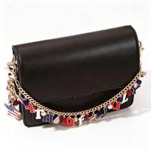 ANGLESJELL - Juego de 3 dijes para bolsa de Derby para mujer, esmaltado, diseño de rosa, herradura, broches de derby, regalos de carreras de caballos - Conjunto A - Ver 3