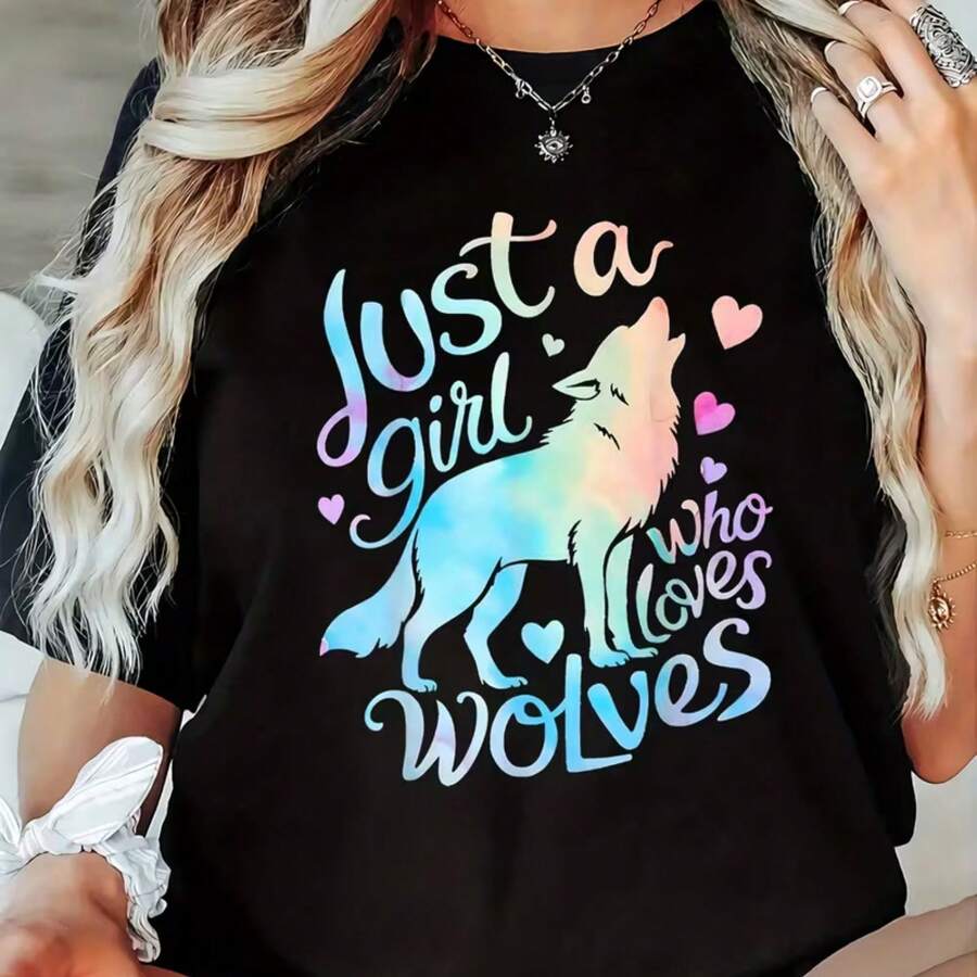 Printed T-Shirt For Men And Women - Black - View 1
