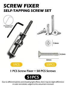 1/3Pcs 1/4" Hex Shank Universal Anti-Drop Spring-Loaded Durable Alloy Steel Screw Holder Bit, Professional Automatic Retraction One-Handed Operation Finger Protection Screwdriver Bit Extension For Electricians Mechanics DIY Home Repair - Multicolor - View 14