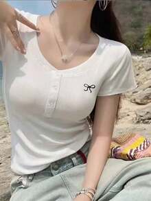 Women Tops - Baby Blue - View 3