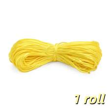 1/2/3 rollos 20 metros/Rollo 1.5mm No.7 Cordón de poliéster para joyería Hilo de nylon Cuerda de nudo chino para DIY Pulsera Collar Línea Hilo Shamballa - Cable - Ver 31