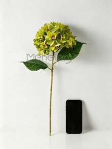 MEHELANY 1支16厘米逼真丝绸绣球花装饰，高品质人造花卉，适用于DIY婚礼花束、派对、家居客厅、厨房、花园、酒店、办公室，也适合情人节、母亲节、返校季等春季场合，可DIY花环，是馈赠佳品。 - 橄欖綠 - 查看 4