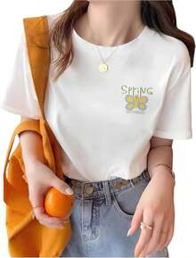Women T-Shirts - White #34 - View 5