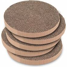 Catify Cat Scratcher, Fun Interactive Scratchers, Posts, Poles, Claw , Furniture Saver Indoor Play Support Natural Cat Behav - 尺寸如圖所示 - 查看 1