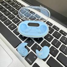 X55 Earbud Tidur Nirkabel Mini Headphone untuk Kerja TWS Bluetooth Earphone Stereo Headset Tersembunyi dengan Mikrofon Panggilan HD - View 12