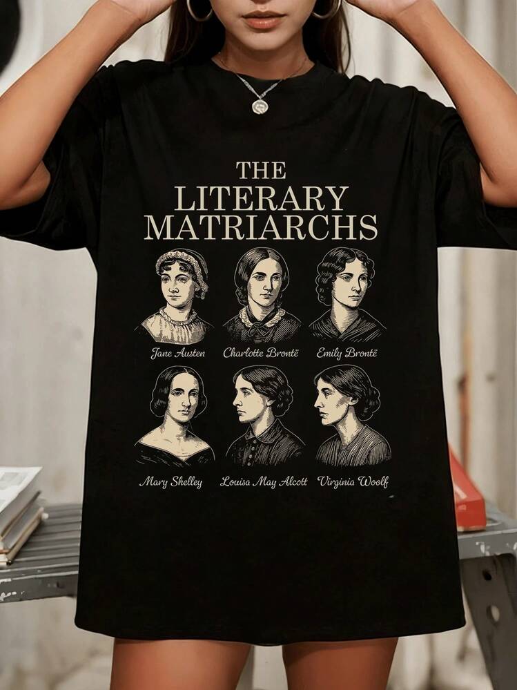 Women T-Shirts - 黑色的 - 查看 7