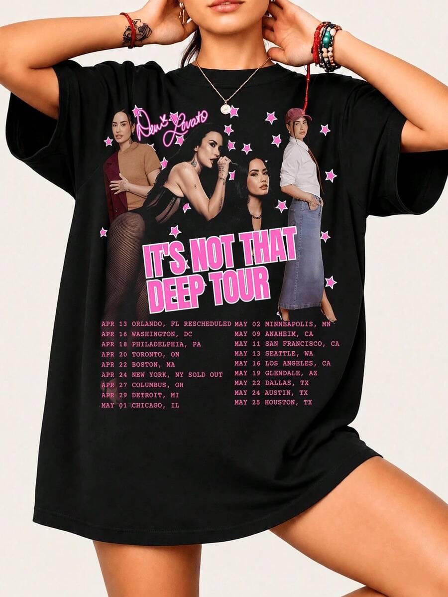 Women T-Shirts - Black - View 1