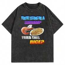 T-Shirt With DTG Print Inspired By Singer Auto Salvage - 黑色 5 - 查看 1