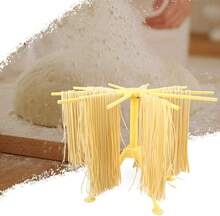 Escurridor de pasta plegable - Secador de pasta doméstico de 10 barras - Compacto, fácil de guardar, montaje rápido (Amarillo) - Ver 9