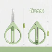 1 Pc Retractable Portable Safety Scissors, Suitable For Handicraft DIY Cutting, Art Paper Cutting, Applicable For School, Home And Office - Single Piece - View 9