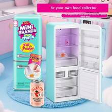 ZURU Fingertip Collection "Refrigerator Food Set" - Mini Brand Miniature Toy Blind Box And Exquisite Realistic Toys. Start Your Mini Food Collection Journey! - Multicolor - View 2