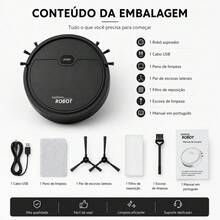 3-In-1 Compact, Slim, And Silent Robot Vacuum Cleaner, Rechargeable Via USB. Ideal For Home, Apartment. Vacuums Dust, Hair, Pet Hair, Mops, Helps With Daily Cleaning. Suitable For Cold Floors, Wood, Tiles, And Other Hard Floors, Reaching Areas Under Beds, Sofas, And Low Furniture. Multifunctional Robot XP-GN-SDJ001 - 全新升級款式 - 查看 3