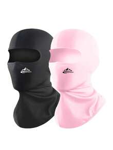 1/2 chiếc khẩu trang chống tia UV in hình unisex, khăn quàng cổ đi xe máy, thoáng khí cho các hoạt động thể thao ngoài trời, phù hợp cho các chuyến đi chơi hàng ngày, trượt tuyết, đạp xe, tiệc tùng, v.v. - Nhiều màu - Xem 32
