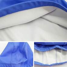 2025 New Waterproof PU Fabric Protects Ears Solid Color Waterproof Adult/Children's Swimming Caps Pool Hat PU Fabric Protects Ears - C102-淺藍色-1件 - 查看 3