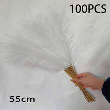 50/30/20/10/5/3/1 Cái Cỏ Pampas Nhân Tạo, Cắm Hoa Phong Cách Bohemian Bồng Bềnh & Vật Liệu Trang Trí Bình Hoa Đặt Sàn, Trang Trí Nhà Cho Phòng, Tiệc Cưới, V.V. - Nhiều màu - Xem 15