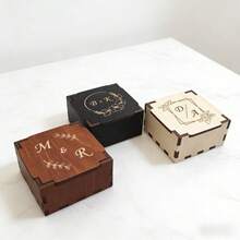 1pc Customized Commemorative Gift Box, Customizable Logo/Text, Suitable For Birthday, Engagement, Housewarming Gifts, Jewelry Storage Box, Elegant Card Holder, Multi-Purpose For Party, Graduation - White - View 8