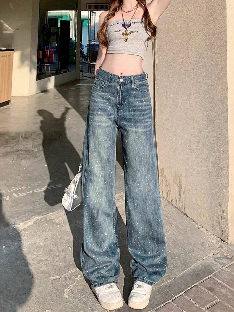 Women Jeans - Blue - View 1