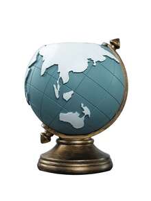 1pc Creative European Style Globe Pen Holder Storage Bucket Decor, Suitable For Room, Living Room, Office Desk Pen Holder, Storage, Tool, Great Gift For Teachers, Students, Birthday, Holiday - Pen Holder - View 14