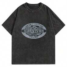 T-Shirt With DTG Print Inspired By Singer Auto Salvage - 黑色 29 - 查看 6