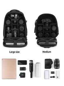 EVA Hard Shell Camera Bag, Shock-Absorbing & Wear-Resistant Outdoor Photography Backpack For DSLR Camera - Multicolor - View 5