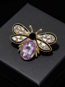 1pc Creative Delicate Bee Brooch, Fashionable Versatile Clothing Accessory Pin - Multicolor - View 11