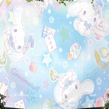 Miniso Sanrio Cinnamoroll Tapestry, Pastel Blue Wonderland Print No-Hole Backdrop, Perfect For Parties, Camping, Home Decor, Scene Setup And Gathering Displays - 0 - View 3