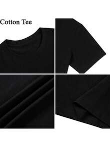 Women T-Shirts - Black - View 3